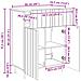 Credenza Rovere Sonoma 66 x 34,5 x 92 cm Legno ingegnerizzato - Foto miniatura 8
