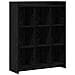 Libreria Rovere Nero 87,5 x 30 x 111 cm Legno ingegnerizzato - Foto miniatura 1