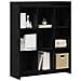 Libreria Rovere Nero 87,5 x 30 x 111 cm Legno ingegnerizzato - Foto miniatura 2