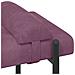 Panchina con bottoni e cuscini Viola 110 x 40 x 46 cm Velluto - Foto miniatura 4