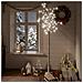 Albero Natale 200 LED 1,8m Salice Bianco Freddo Interno Esterno - Foto miniatura 2
