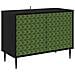 Mobile TV GELEEN 69 x 33 x 50,5 cm Rovere Nero - Foto miniatura 1