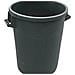 Bidone in plastica nero da lt 100 cm 53xH 66 - Foto miniatura 3
