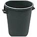 Bidone in plastica nero da lt 100 cm 53xH 66 - Foto miniatura 1