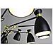 Sospensione Retro 12 Luci 20048 Nero E Oro - Foto miniatura 12