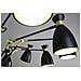 Sospensione Retro 12 Luci 20048 Nero E Oro - Foto miniatura 5