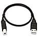 Cavo USB 2.0 Tipo A M / M Colore Nero - da 0.5m - Foto miniatura 1