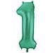Folat Bv - Palloncino Alluminio Numero Verde 86 Cm - Foto miniatura 3