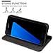 Custodia Compatibile Con Samsung Galaxy S7 Edge In Nero Marrone - Coperchio Protettiva Con Chiusura Magnetica, Funzione Stand E Tasca Per Le Carte - Foto miniatura 6