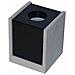 V-tac Vt-860 Portafaretto Soffitto Quadrato In Gesso Grigio Con Bordo Metallo Nero Per 1xgu10-gu5.3 - Sku 3143 - Foto miniatura 1