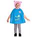 Amscan - Mantello George Peppa Pig Bambino - Taglia: 4 - 6 Ans (110 Cm)  - Foto miniatura 1