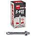 Bullone Ancoraggio S-fix Inoltre M12x110x18 + 33 Mm, 25 Pz, 04.210.131, Zincato, M 12x110x18 + 33 Mm, Set Di 25 Pezzi - Foto miniatura 1