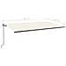 Tenda Automatica con Sensore Vento e LED 600x350 cm Crema - Foto miniatura 2