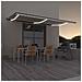 Tenda Automatica con Sensore Vento e LED 600x350 cm Crema - Foto miniatura 6