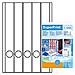 File labels white 38x297 SuperPrint 125 pcs. , Bianco, Labels / pack - 125 pcs. Sheets / pack - 25 pcs, 38 x 297 mm, A4 sheets, opaque, for file folder - Foto miniatura 1