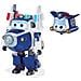 Super Wings - Paul Supercharge Trasformante + Super Mini Paul Figure - Figura Robot Aereo Giocattolo Trasformabile 12cm - Giocattolo 3 Anni + - Foto miniatura 1