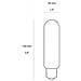 Led Fil T38 220-240v 14w E27 3000k Clear White Dim - Foto miniatura 2