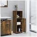 Armadietto Bagno Rovere Fumo 30x30x95 Cm In Legno Multistrato - Foto miniatura 4