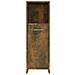 Armadietto Bagno Rovere Fumo 30x30x95 Cm In Legno Multistrato - Foto miniatura 9