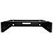 Staffa Rack 19" 2U per installazione a Parete - Supporto a Parete a Profilo Basso per Patch Panel, Dispositivi IT /AV, Switch di Rete - Adattatore Rack 2 Unità Portata fino a 35kg - Acciao - Nero - Foto miniatura 3