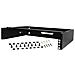 Staffa Rack 19" 2U per installazione a Parete - Supporto a Parete a Profilo Basso per Patch Panel, Dispositivi IT /AV, Switch di Rete - Adattatore Rack 2 Unità Portata fino a 35kg - Acciao - Nero - Foto miniatura 5