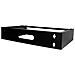 Staffa Rack 19" 2U per installazione a Parete - Supporto a Parete a Profilo Basso per Patch Panel, Dispositivi IT /AV, Switch di Rete - Adattatore Rack 2 Unità Portata fino a 35kg - Acciao - Nero - Foto miniatura 2
