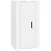 Set Di Mobili Porta Tv 2 Pz Bianco In Legno Multistrato - Foto miniatura 7
