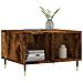 Tavolino Da Salotto Rovere Fumo 60x50x36,5 Cm Legno Multistrato - Foto miniatura 3