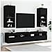 Mobile Tv Con Luci Led Nero 40,5x30x90 Cm - Foto miniatura 3