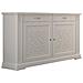 Credenza Classica Decoro Legno 2 Porte Shabby Bianco 184x50x106 - Foto miniatura 1