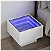 Comodino Con Led Infinity Bianco 40x40x30 Cm - Foto miniatura 1