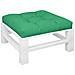Cuscino Per Pallet Verde 80x80x12 Cm In Tessuto - Foto miniatura 3