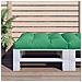 Cuscino Per Pallet Verde 80x80x12 Cm In Tessuto - Foto miniatura 1