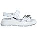 White Elegant Open Sandals Sandali Pelle Scarpe Donna Bianco Eu 37, 1-28229-20 100 - Foto miniatura 1