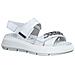 White Elegant Open Sandals Sandali Pelle Scarpe Donna Bianco Eu 37, 1-28229-20 100 - Foto miniatura 2