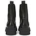 Black Casual Closed Booties Stivaletti Pelle Scarpe Donna Nero Eu 36, 208-17465001-102 990 - Foto miniatura 3