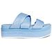 Flatform Sandal Webbing Sandali Sintetico Scarpe Donna Blu Eu 40, Yw0yw01361 0g0 - Foto miniatura 2