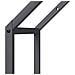 Rastrelliera per Legna da Ardere Antracite 40x25x60 cm - Foto miniatura 6