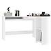 Lusso Casadino -  Scrivania Angolare A L Bianco Lucido 120x140x75cm Multistrato - Foto miniatura 2