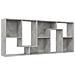 Lusso Casadino -  Libreria Grigio Cemento 67x24x161 Cm In Legno Multistrato - Foto miniatura 5