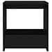 Tavolino Nero 50x26x50 Cm In Legno Multistrato - Foto miniatura 3