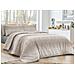 Copripiumino Sacco Piumone 100% Cotone Made In Italy Disegno Drops Singolo Beige - Foto miniatura 1