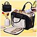 Nuova Trousse Da Viaggio Per Cosmetici Con Scomparti Black - Foto miniatura 2