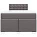 Giroletto a Molle con Materasso Grigio 120x190 cm in Similpelle - Foto miniatura 4
