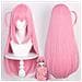 Parrucca Cosplay Rosa: Capelli Sintetici Termoresistenti Per Giochi Di Ruolo Anime E Feste - Foto miniatura 4