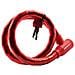 Antifurto A Spirale Da 80 Cm Per Bicicletta Con 2 Chiavi Piatte, Rosso - Foto miniatura 2