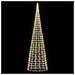 Albero di Natale a LED su Pennone 3000 LED Colorati 800 cm - Foto miniatura 3