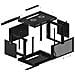 WF01-6406-23B rack 6U Da parete Nero - Foto miniatura 4