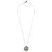 Collana Lunga Centrale ""guru"", Placcata Argento, 80cm - Foto miniatura 1