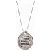 Collana Lunga Centrale ""guru"", Placcata Argento, 80cm - Foto miniatura 3
